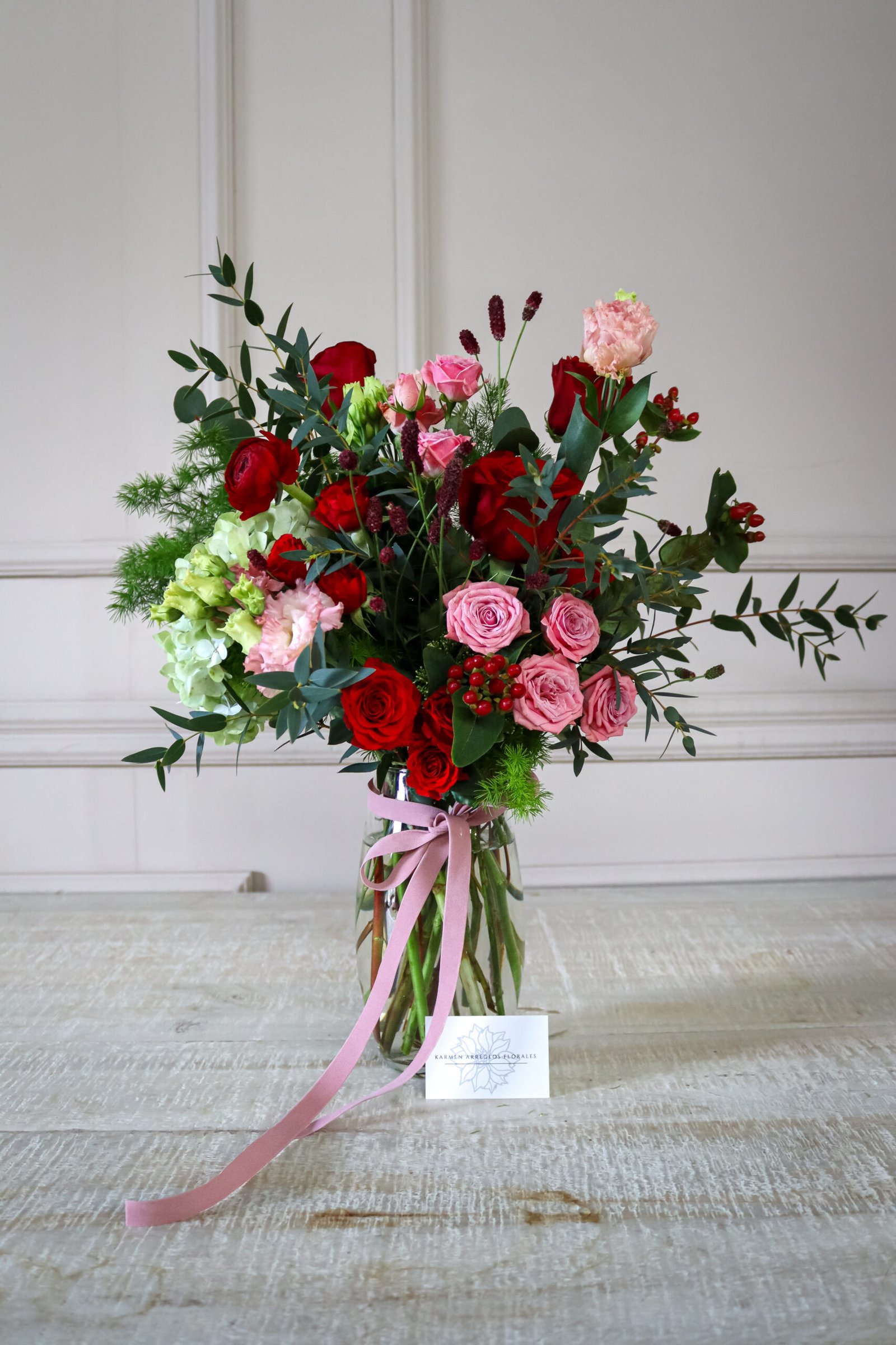 Ramo en Jarrón San Valentín